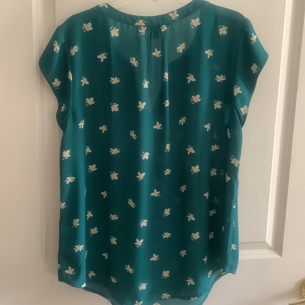 Split Neck Blouse - Picture 2 of 6
